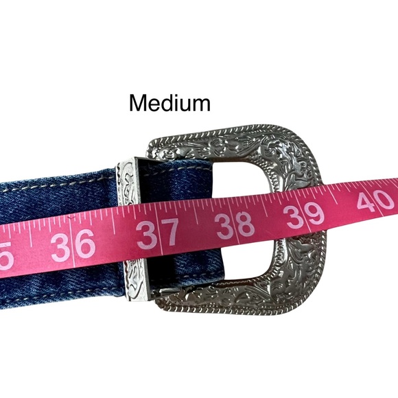 Forte Tiered Denim Western Maxi Dress - Picture 12 of 16